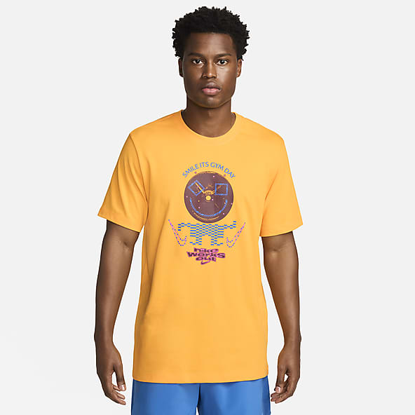 Camisetas nike hombre amarillo outlet